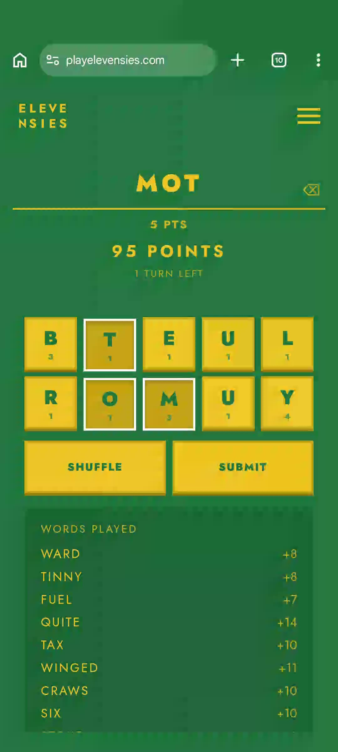 Elevensies screenshot 2