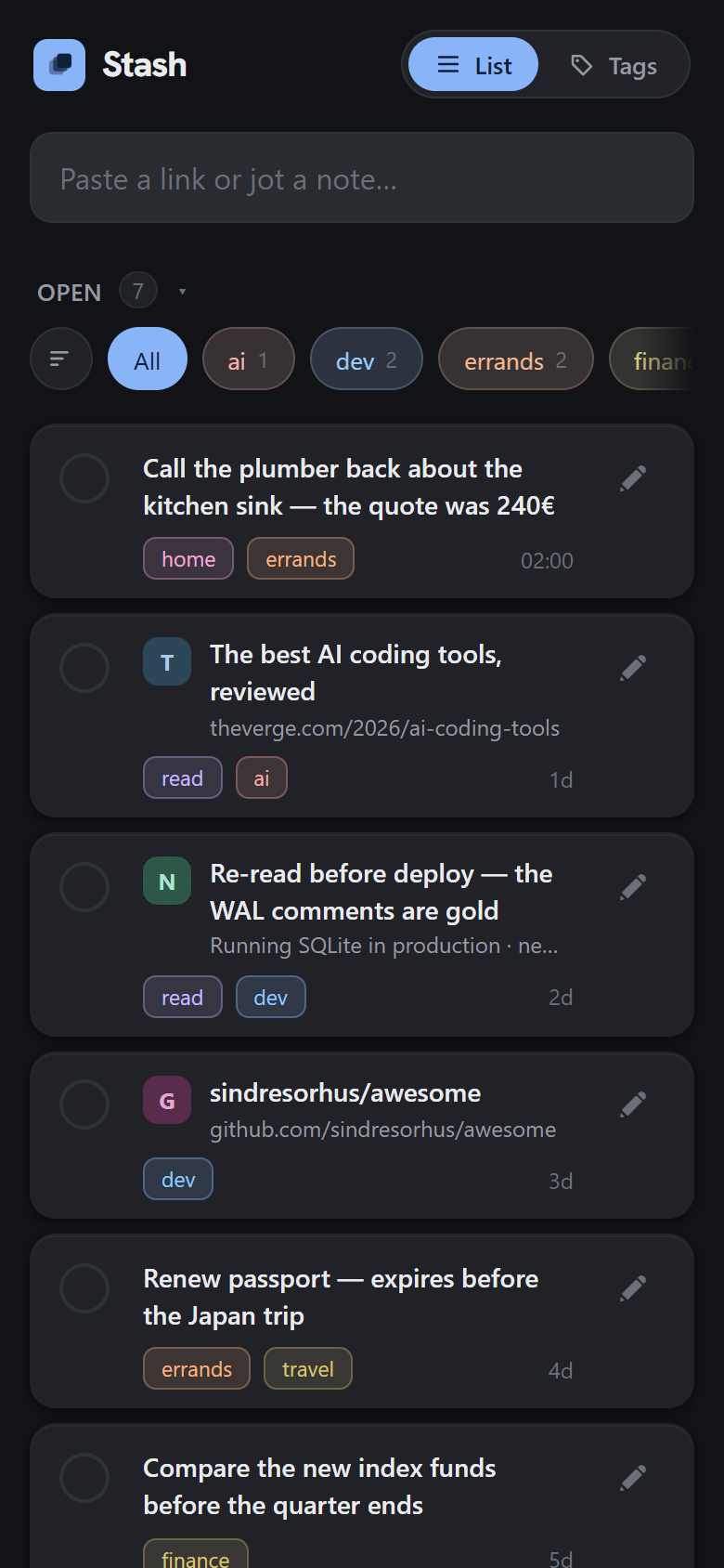 Stash screenshot 4