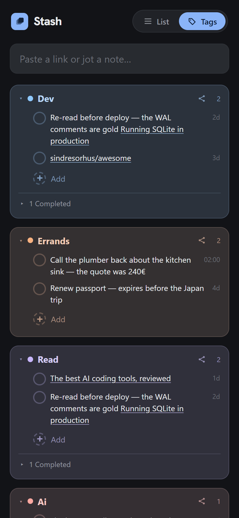 Stash screenshot 5