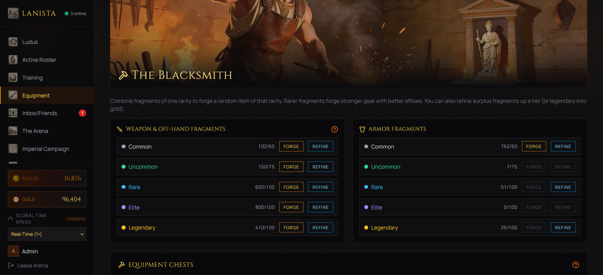 Lanista-Online Gladiator Manager screenshot 4