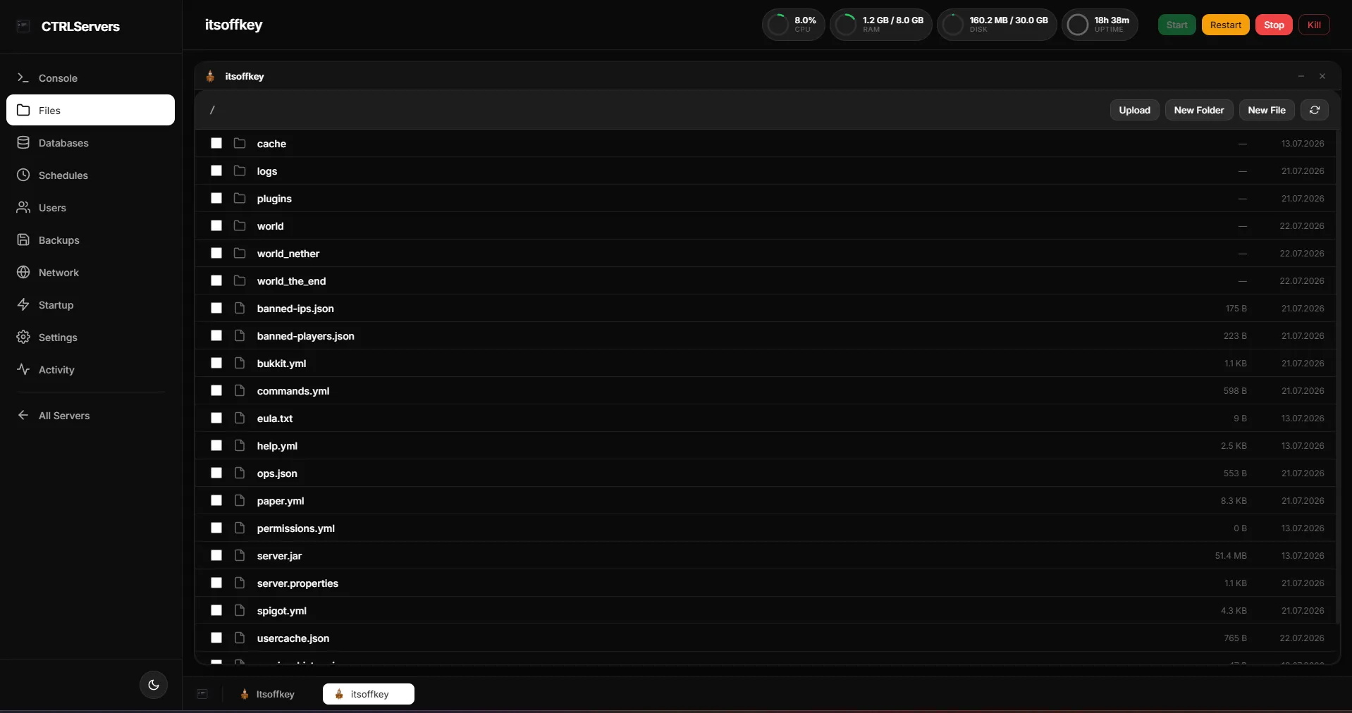 CTRLServers screenshot 2
