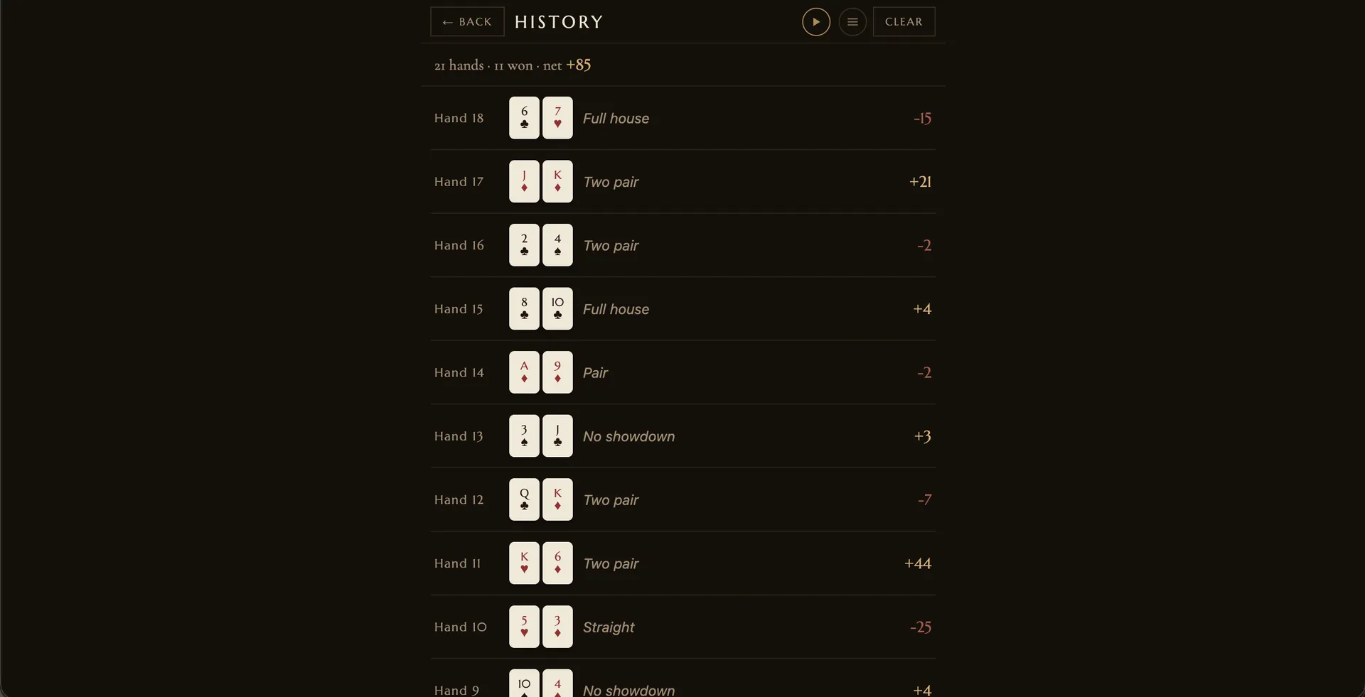 FuaPoker screenshot 3