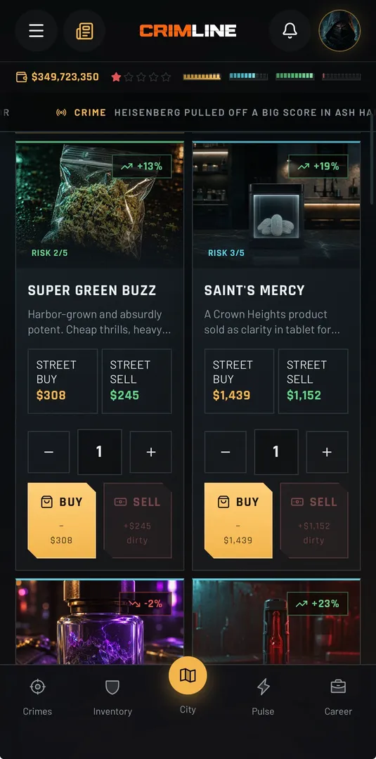 Crimline screenshot 2