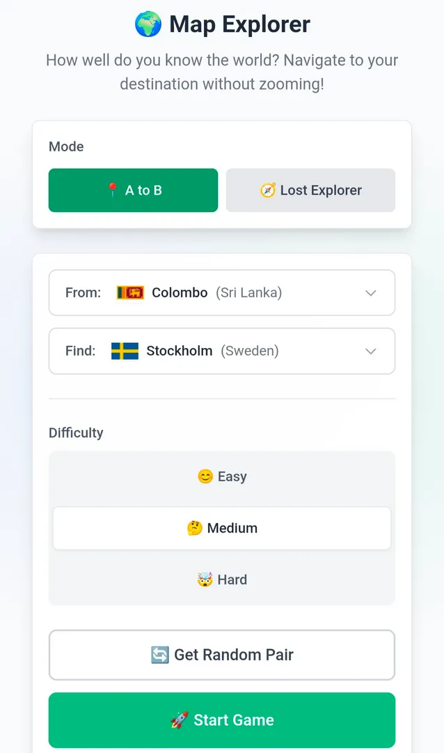 Map Explorer screenshot 1