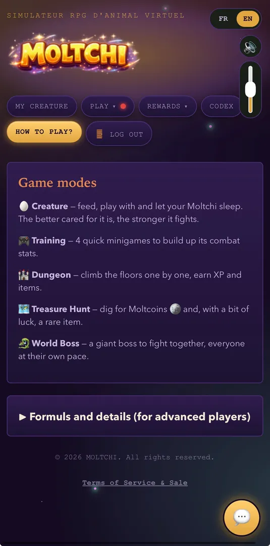 Moltchi - Pocket-Pet RPG screenshot 2