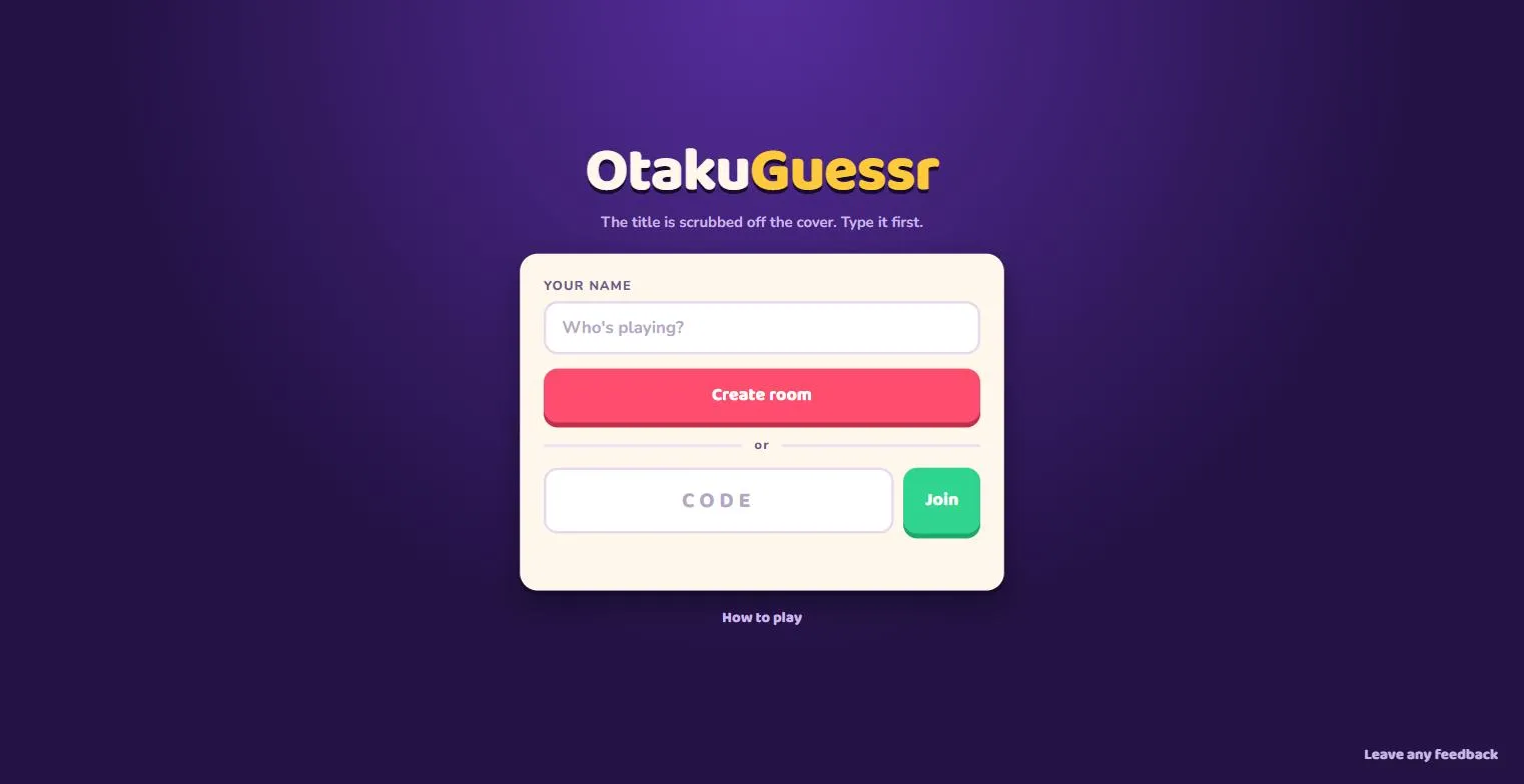 OtakuGuessr screenshot 1