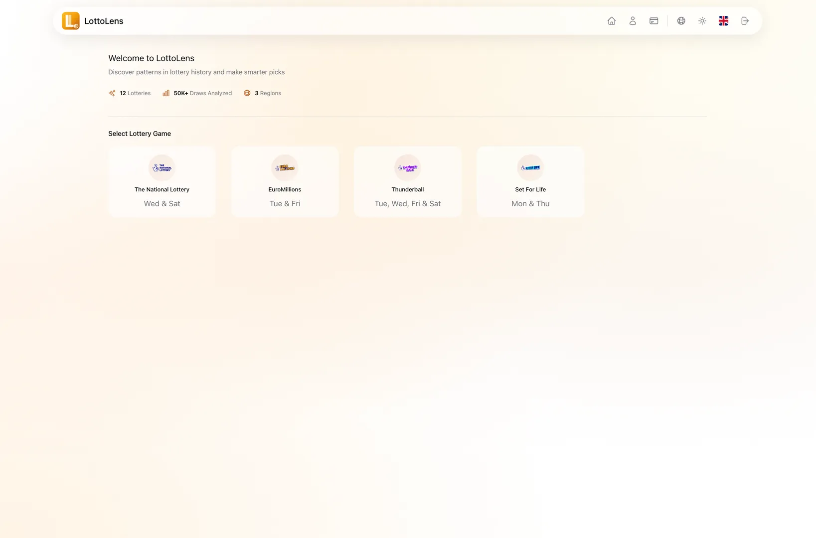 LottoLens screenshot 1