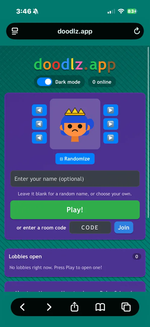 Free online drawing game screenshot 3
