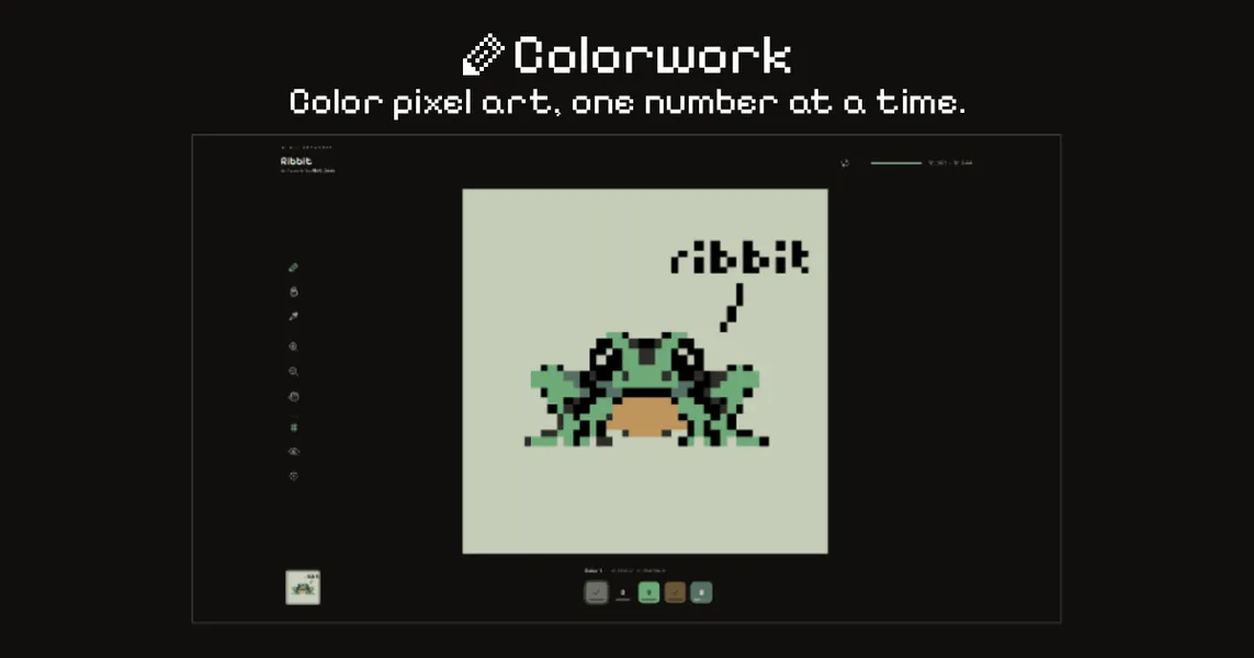 Colorwork: Pixel Coloring