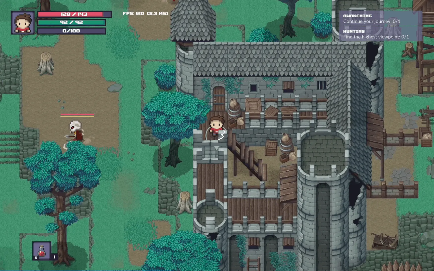 Astoria: Faber Exitii pixel RPG screenshot 4