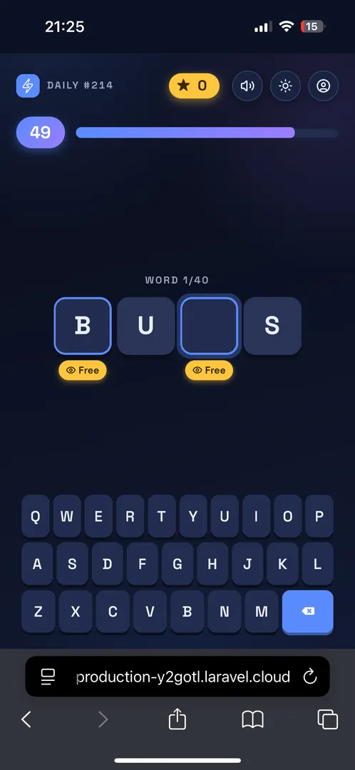 LetterStreak screenshot 3
