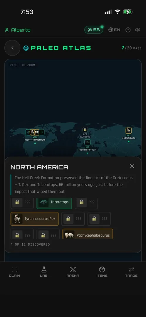Dinodex screenshot 2
