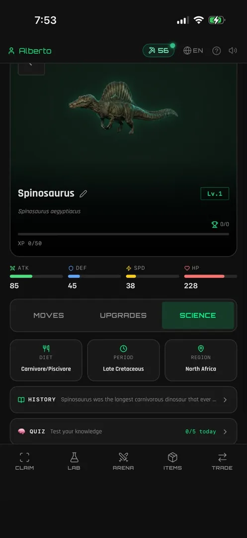 Dinodex screenshot 3