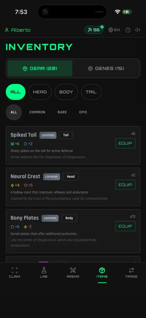 Dinodex screenshot 4