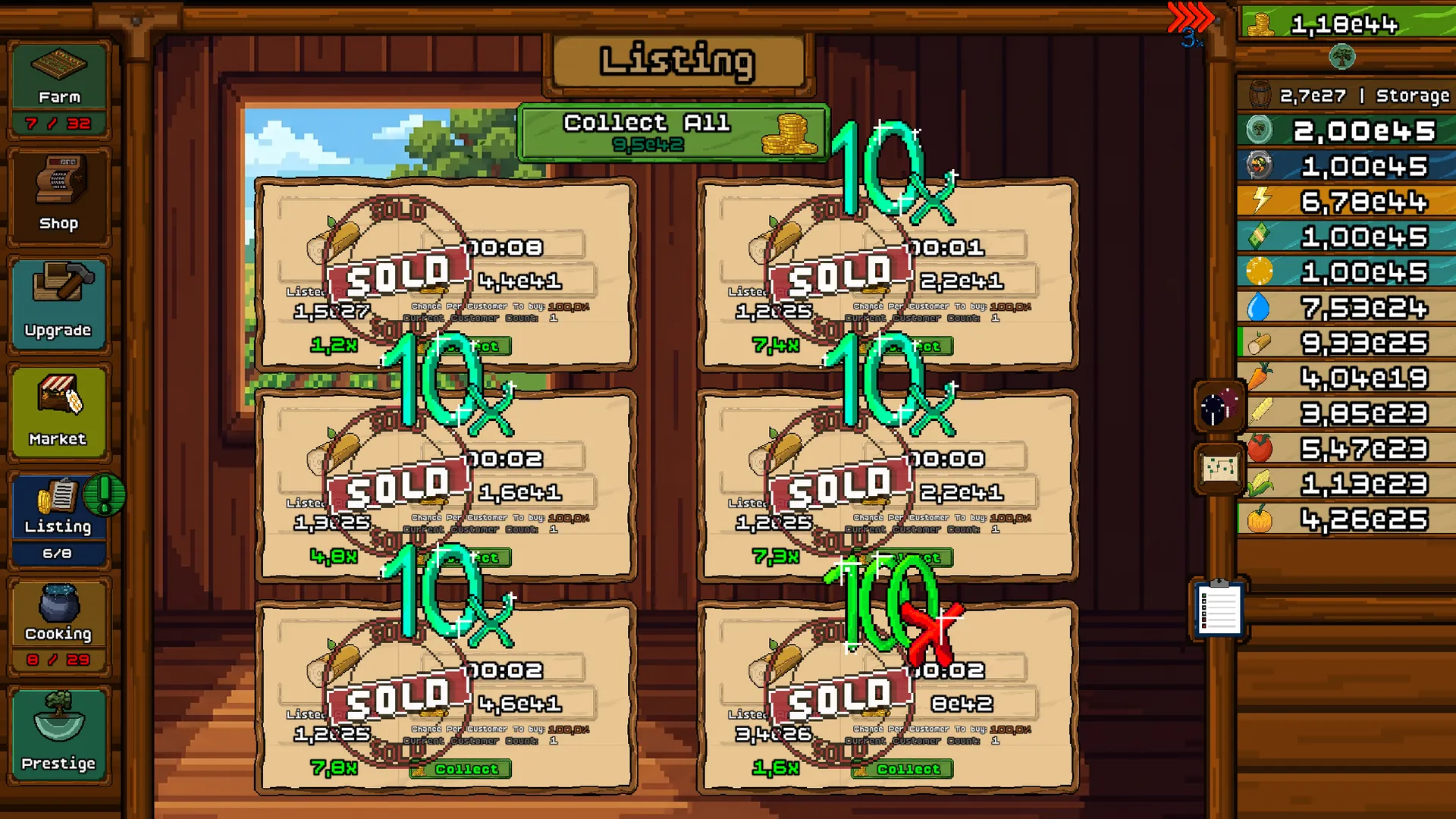 Marketfield Idle screenshot 2