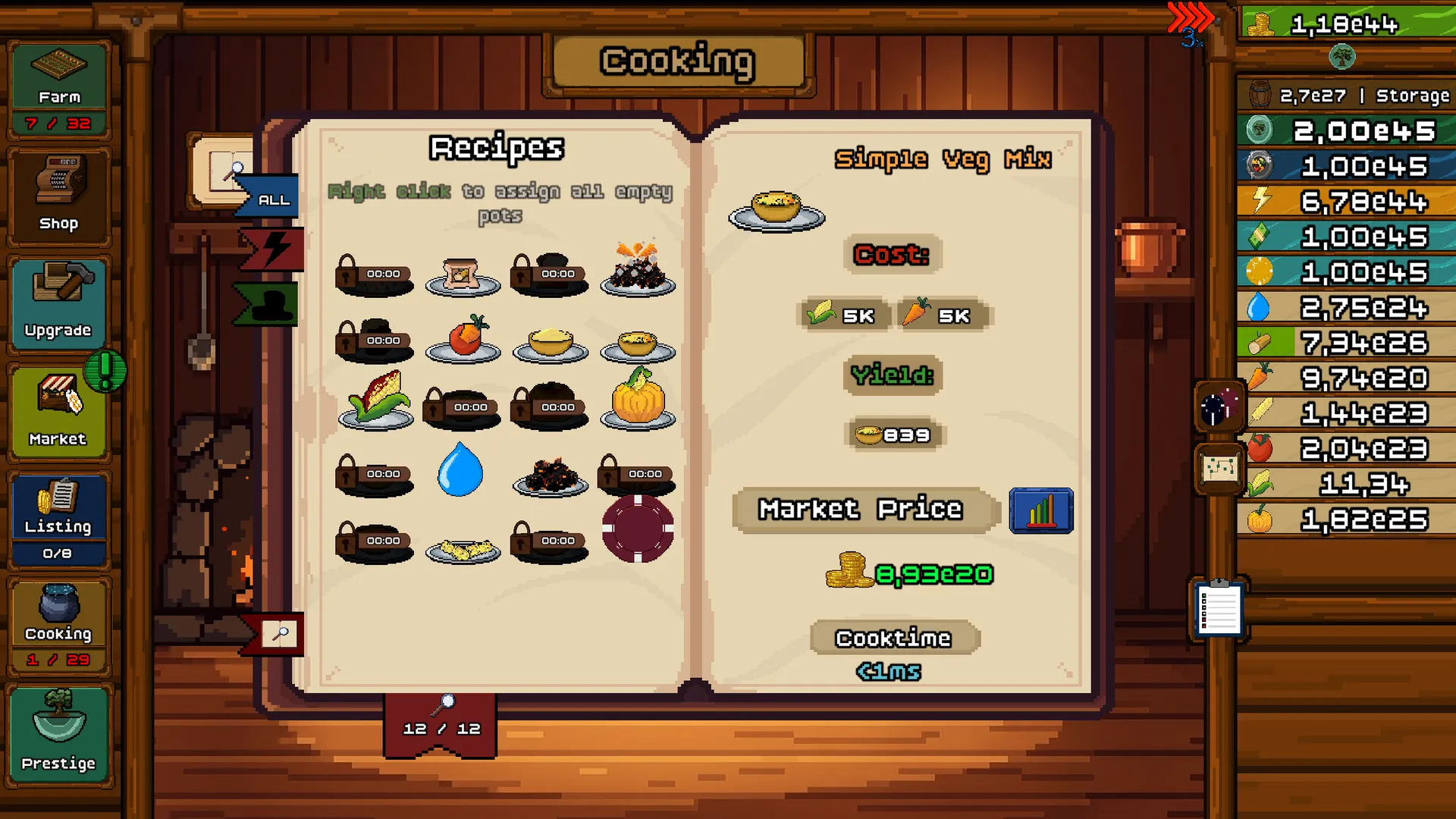 Marketfield Idle screenshot 5