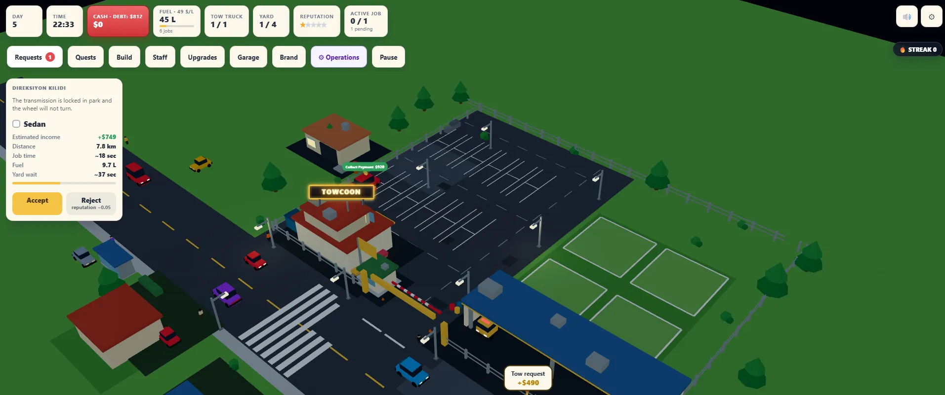 Towcoon A Browser Tycoon Game screenshot 1