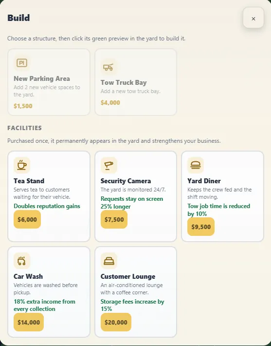 Towcoon A Browser Tycoon Game screenshot 4