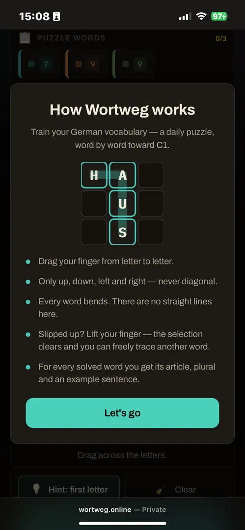 Wortweg screenshot 4