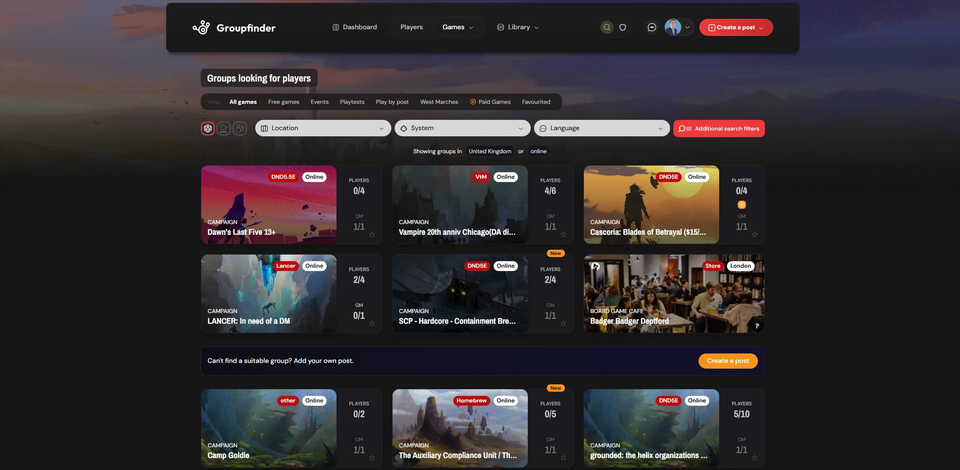Groupfinder screenshot 3