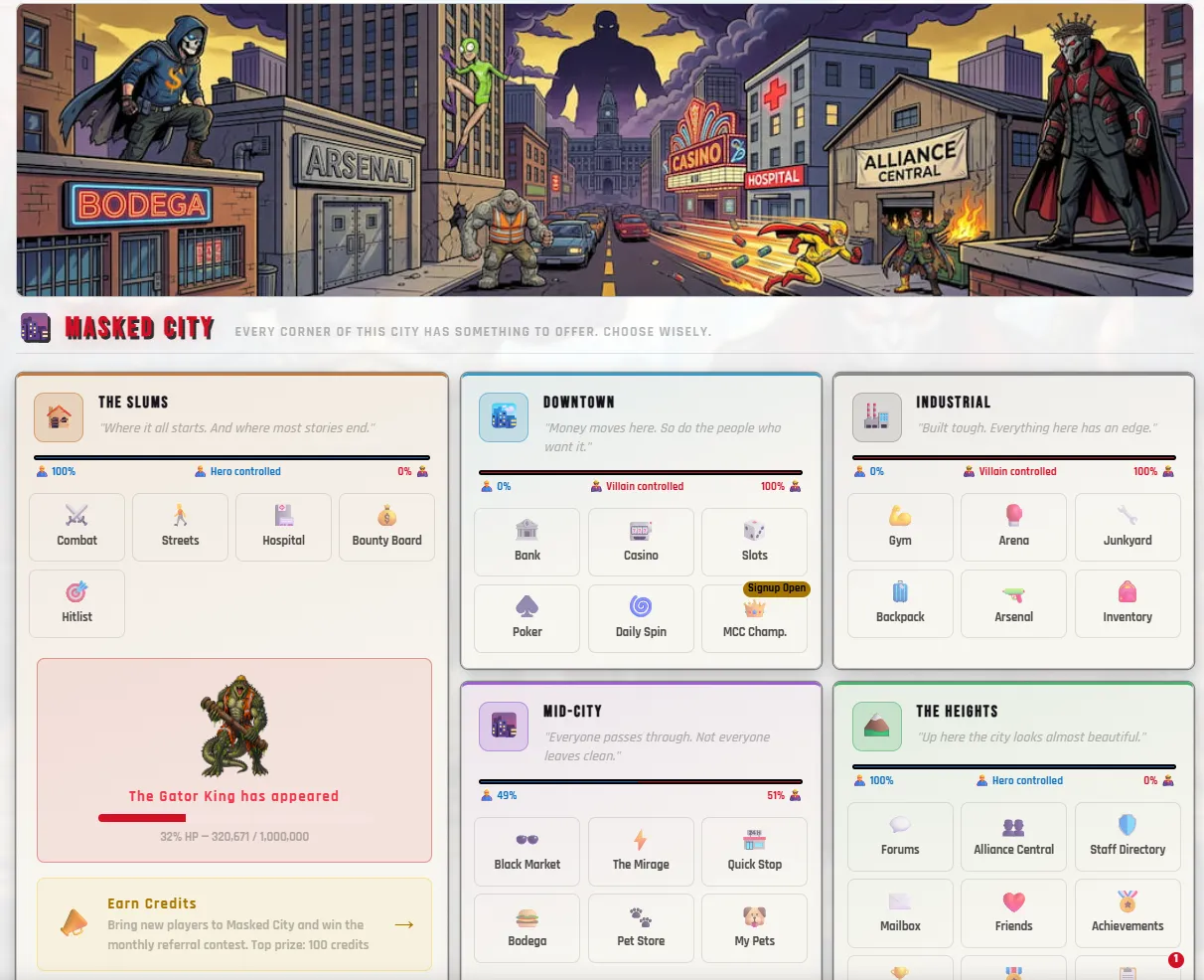 Masked City screenshot 2