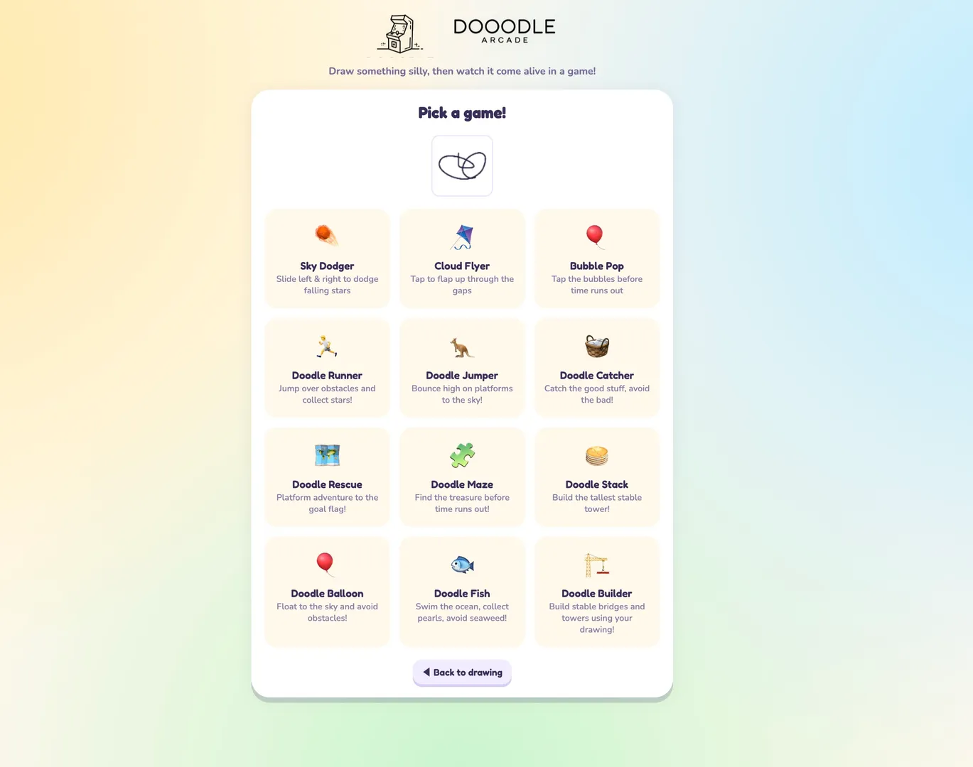 dooodle arcade screenshot 3