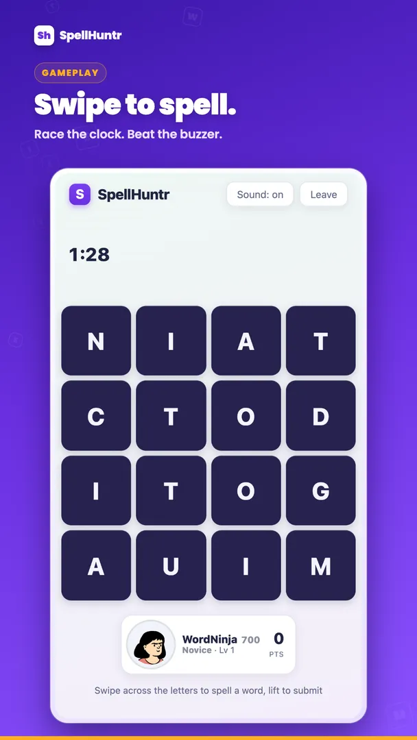 SpellHuntr screenshot 1