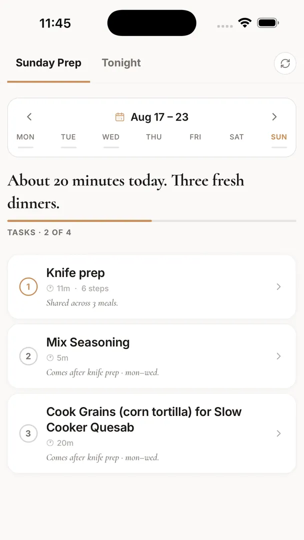 rootd Weekly Meal Plan and Prep screenshot 2