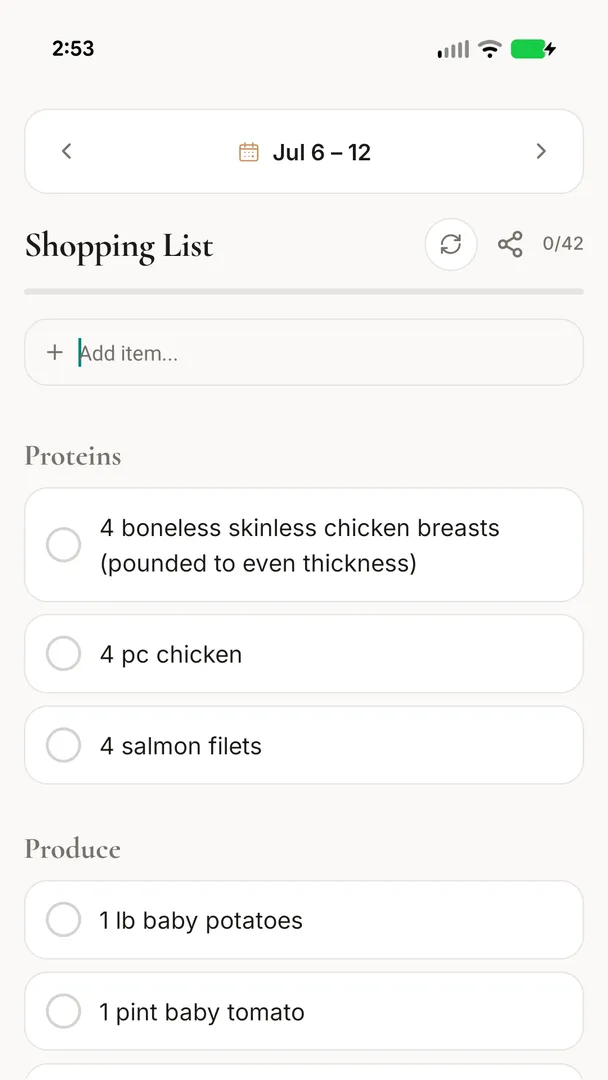 rootd Weekly Meal Plan and Prep screenshot 3