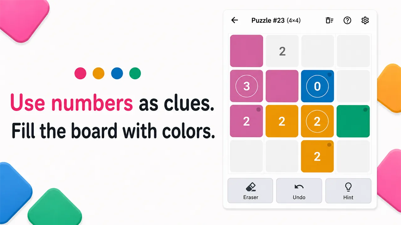 Paletta: Color Logic Puzzle screenshot 1