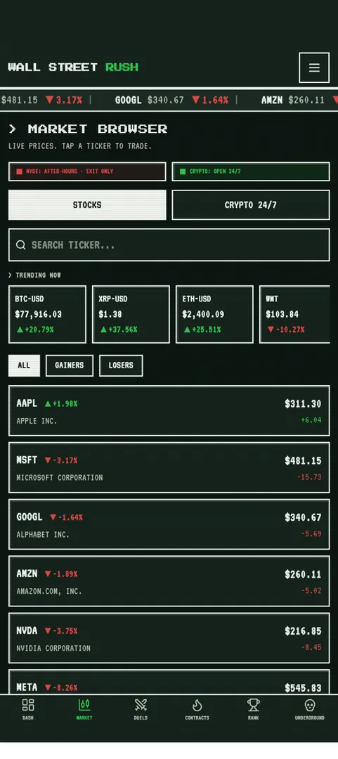 Wall Street Rush screenshot 1
