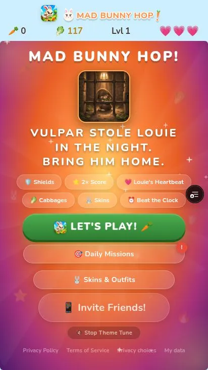 Mad Bunny Hop screenshot 1
