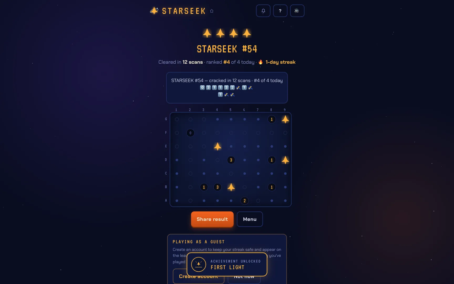 Starseek screenshot 1