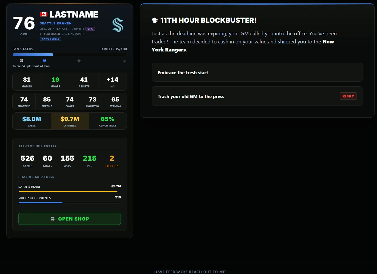 Blue Chip Prospect screenshot 3