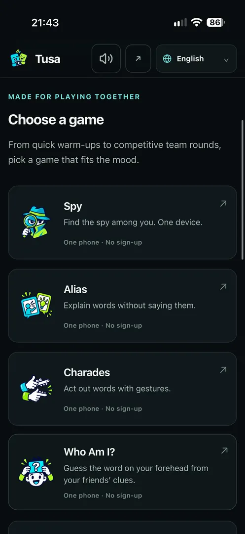 Tusa screenshot 2