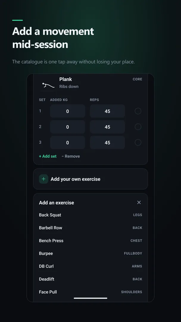 RepTrack screenshot 1