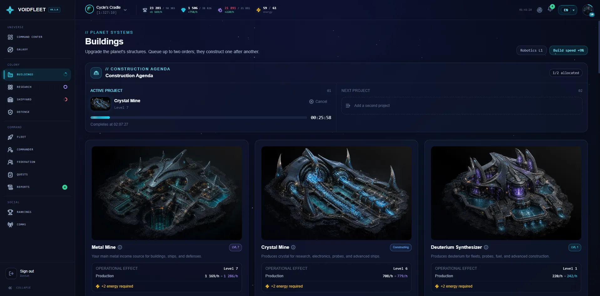 VOIDFLEET screenshot 1