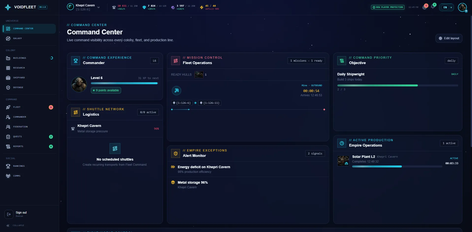 VOIDFLEET screenshot 2