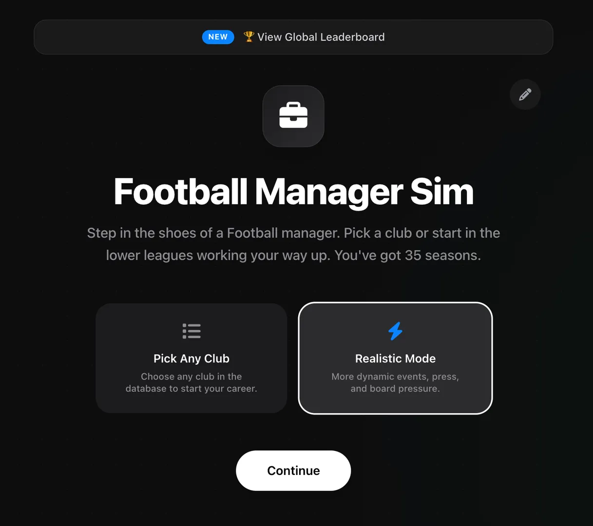 Football Career Simulator screenshot 4
