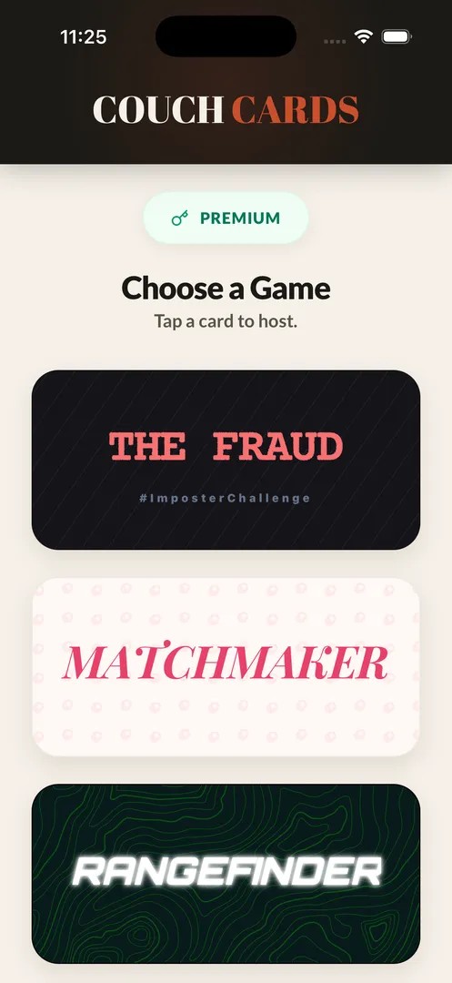 Couch Cards screenshot 2