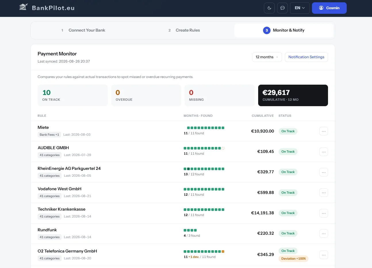Bankpilot - Your bank assistant screenshot 1