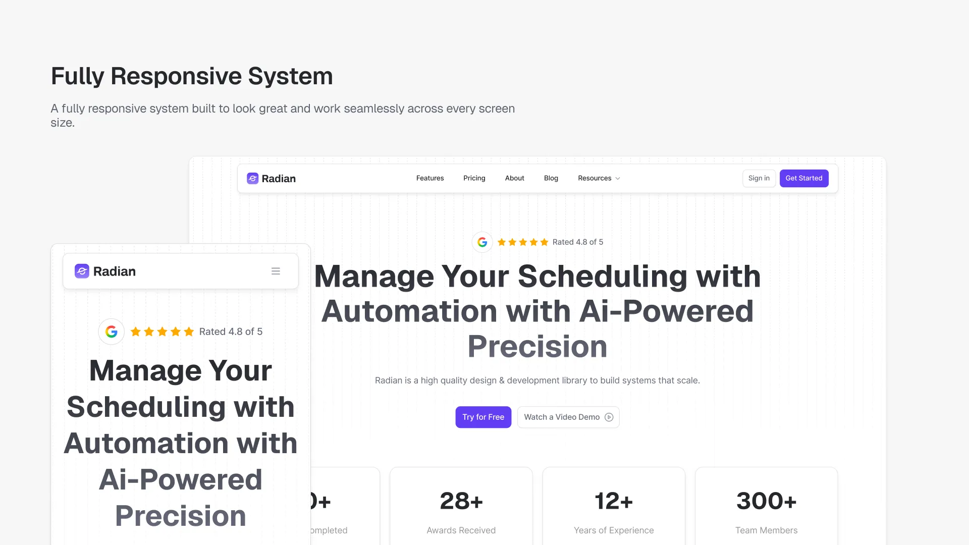 Radian UI screenshot 4