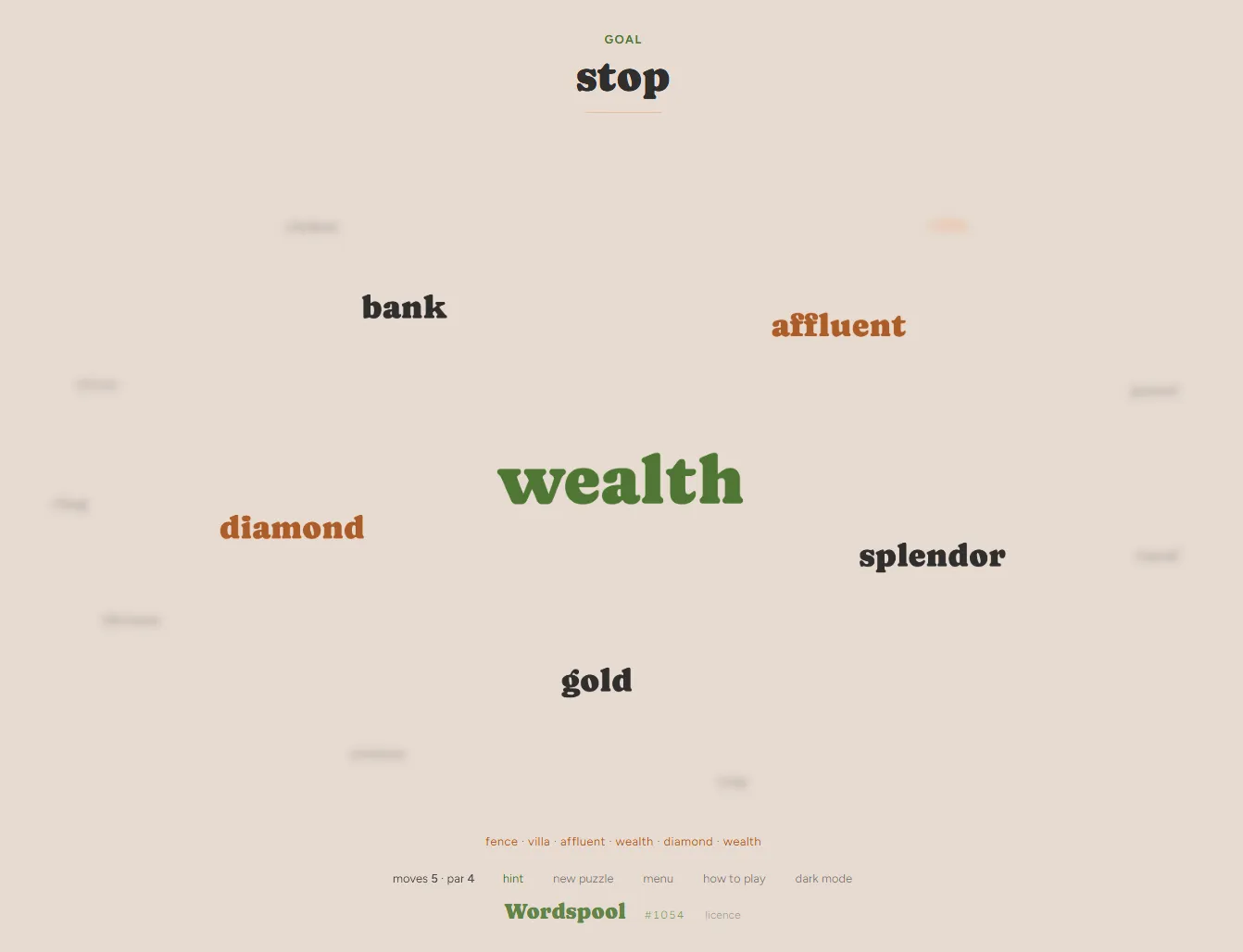 Wordspool screenshot 2
