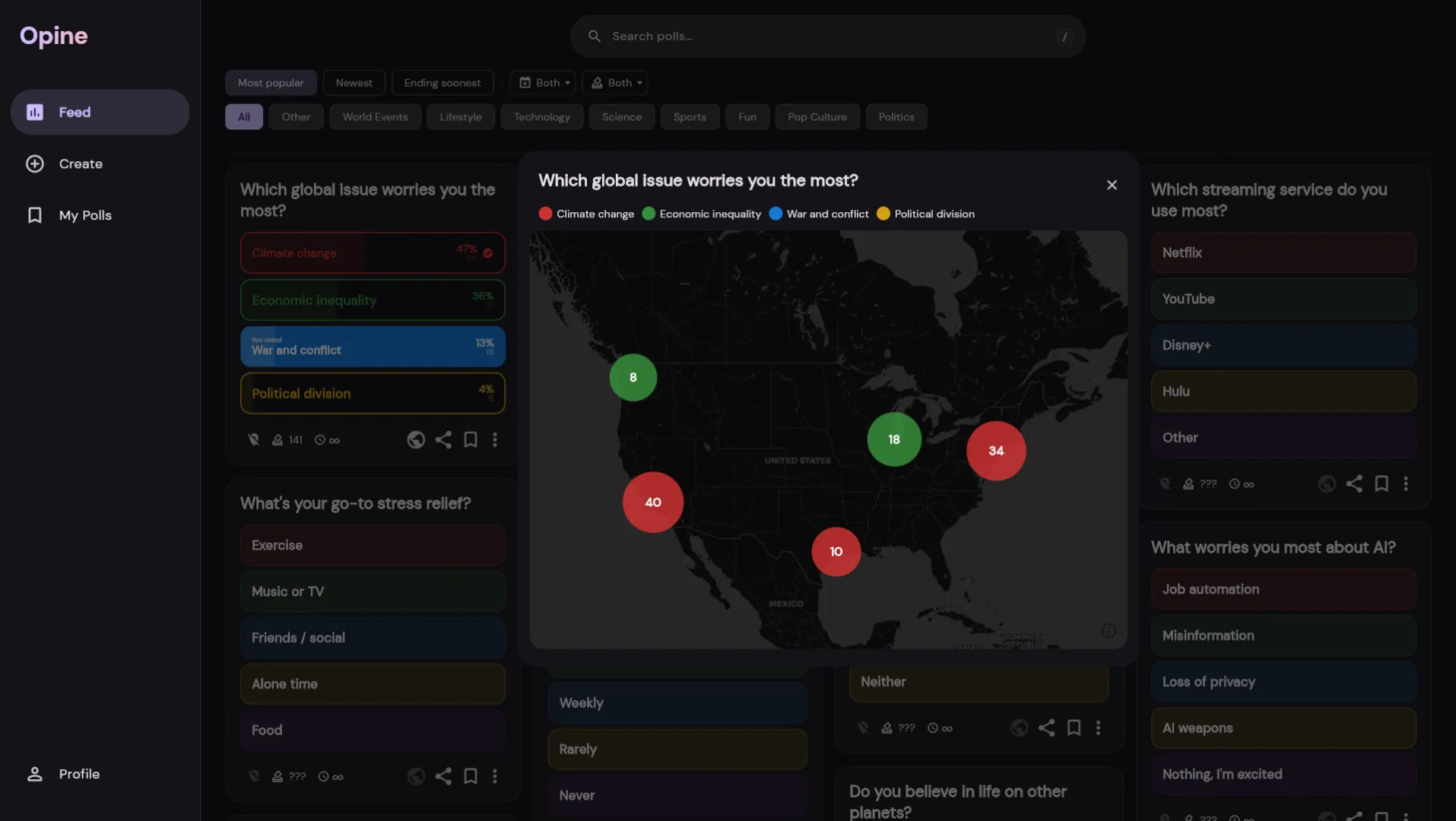Opine screenshot 1
