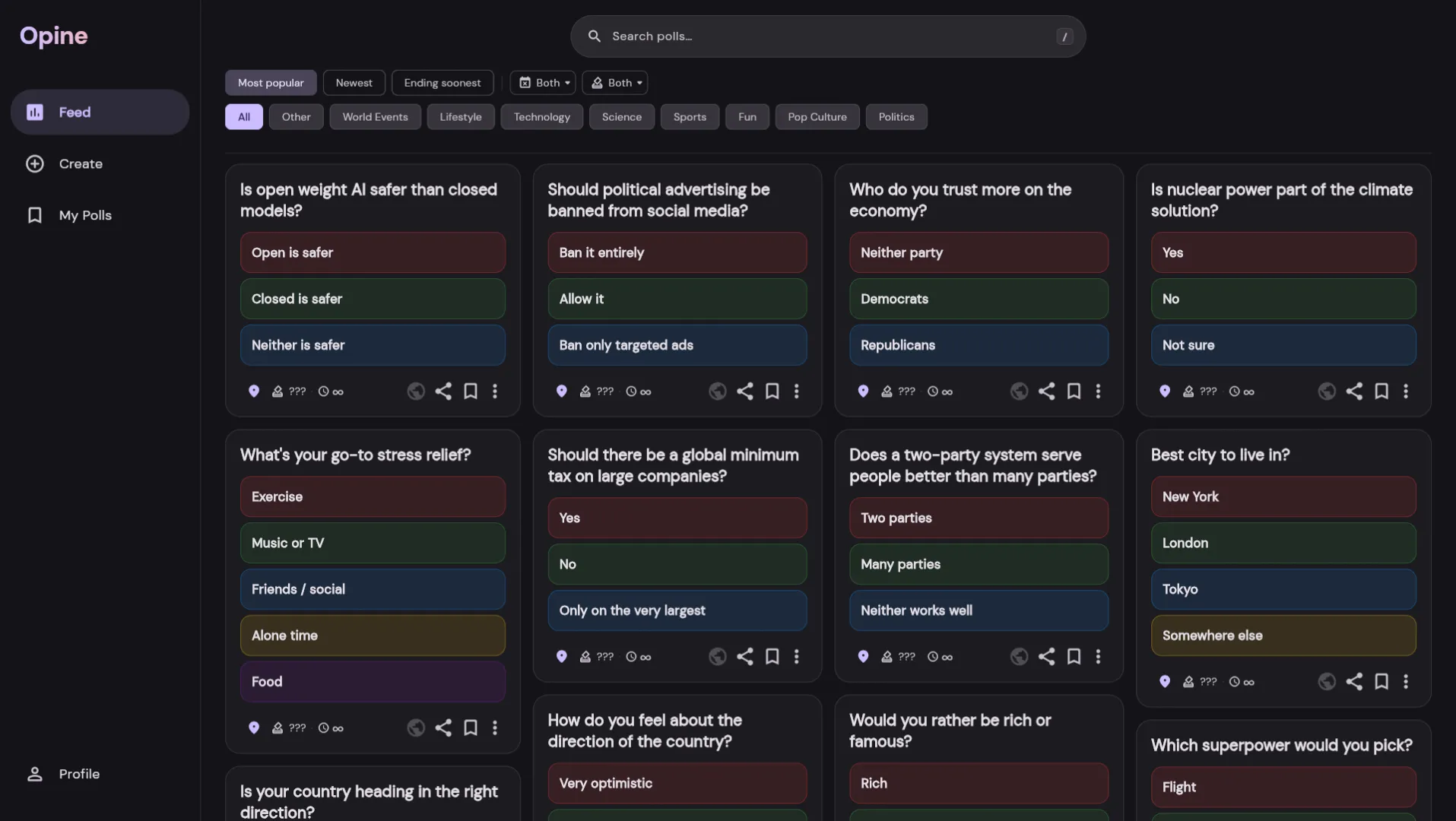 Opine screenshot 3