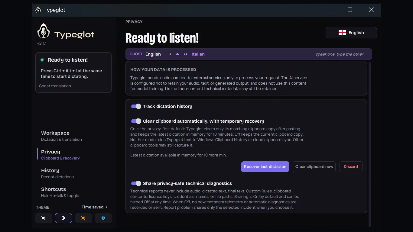 Typeglot screenshot 2