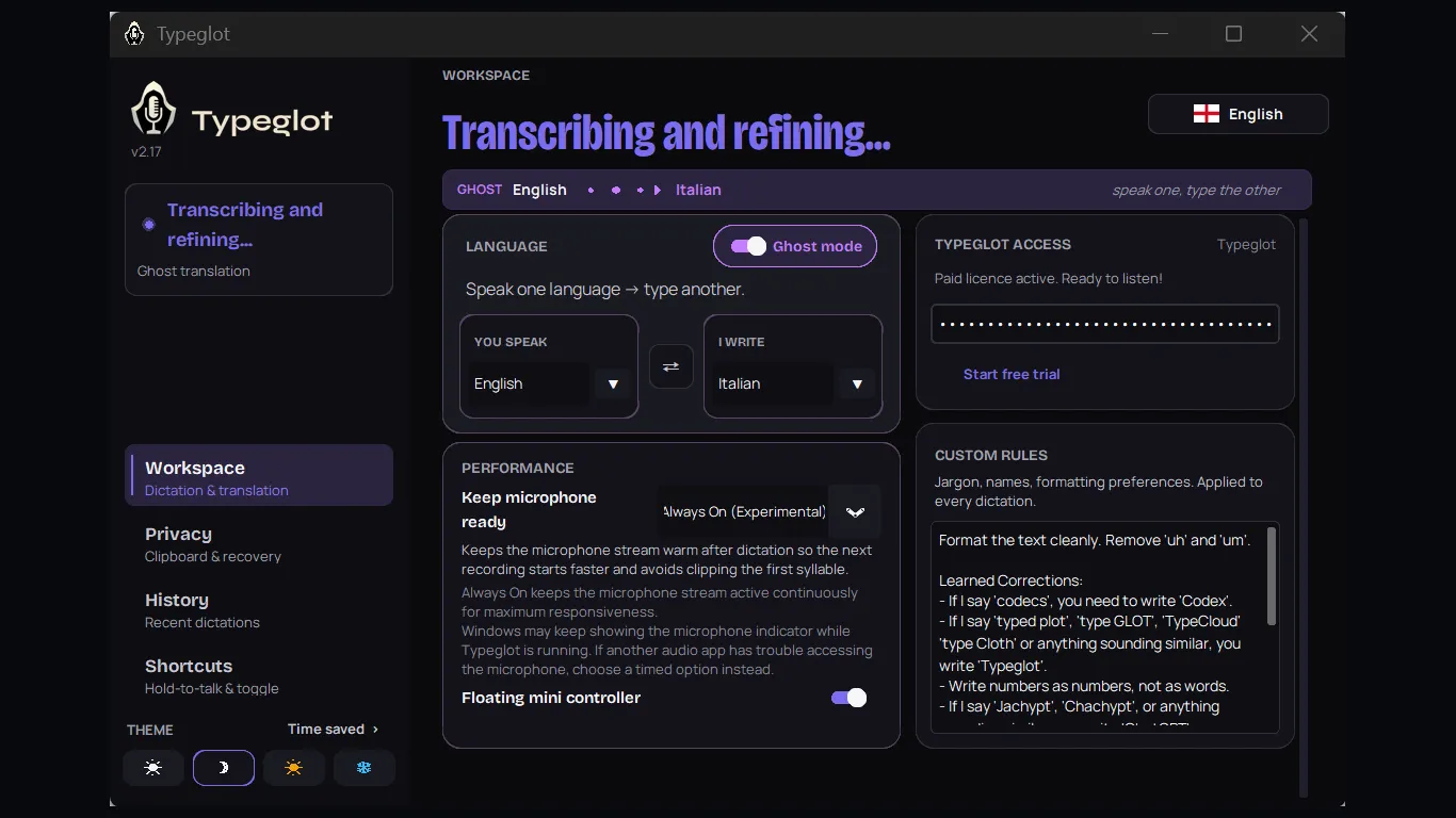 Typeglot screenshot 3