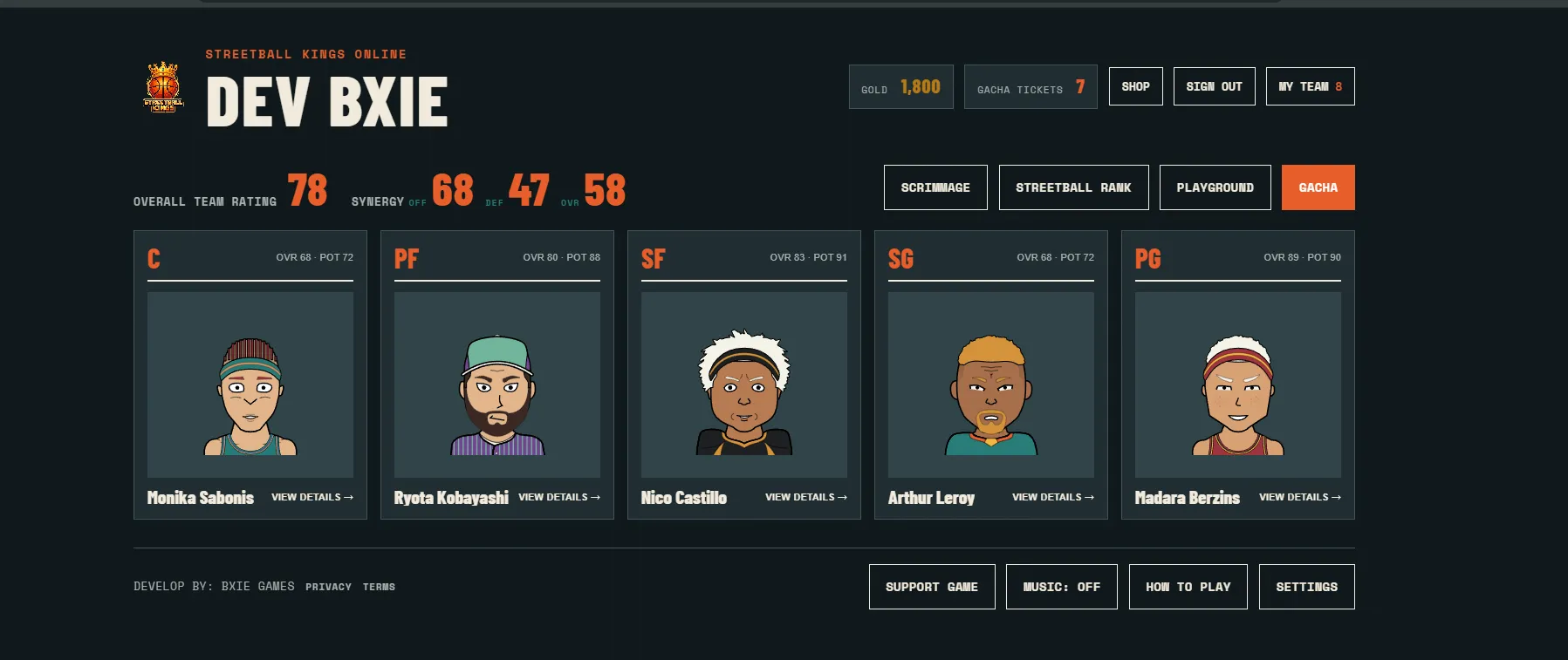 Streetball Kings Online screenshot 2