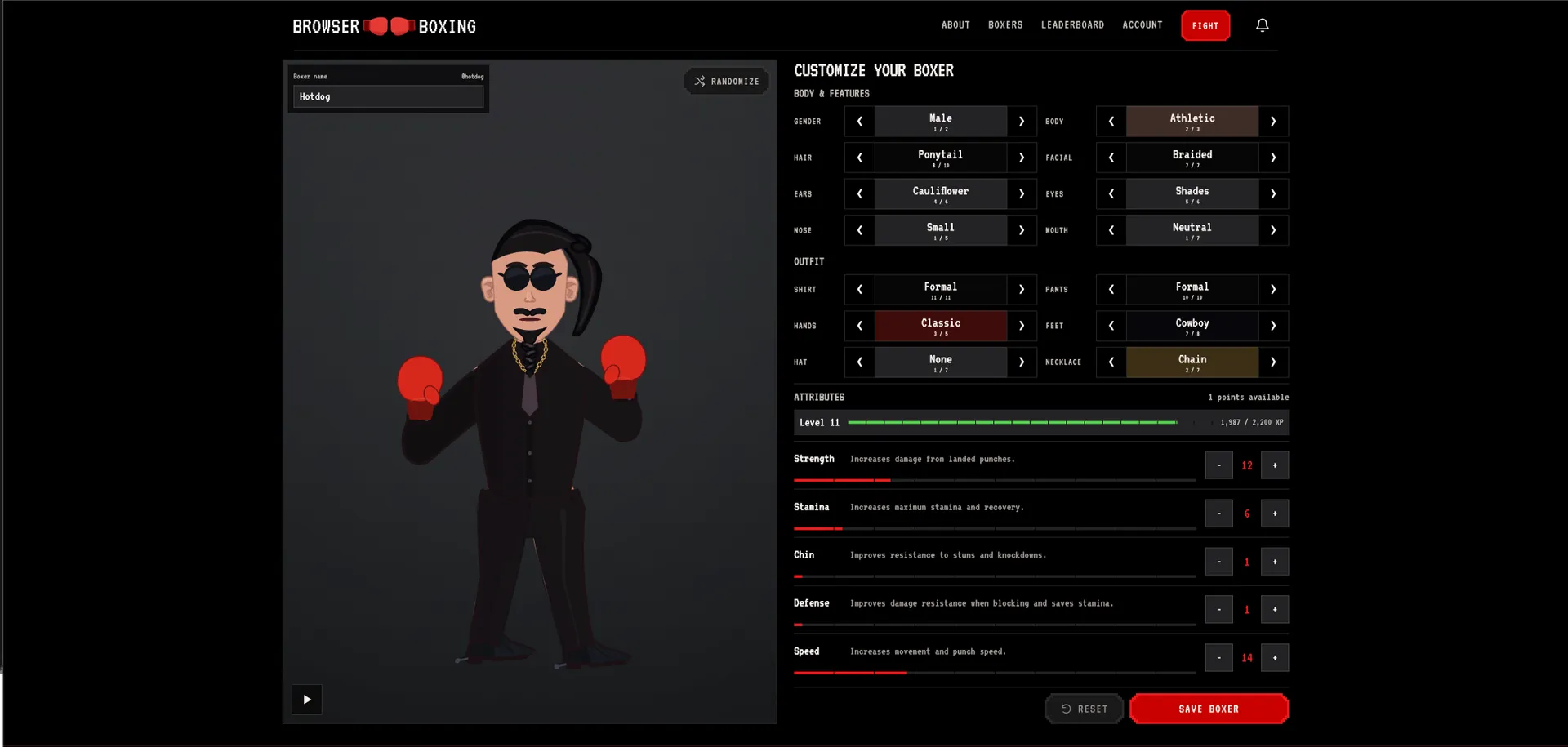 Browser Boxing screenshot 1