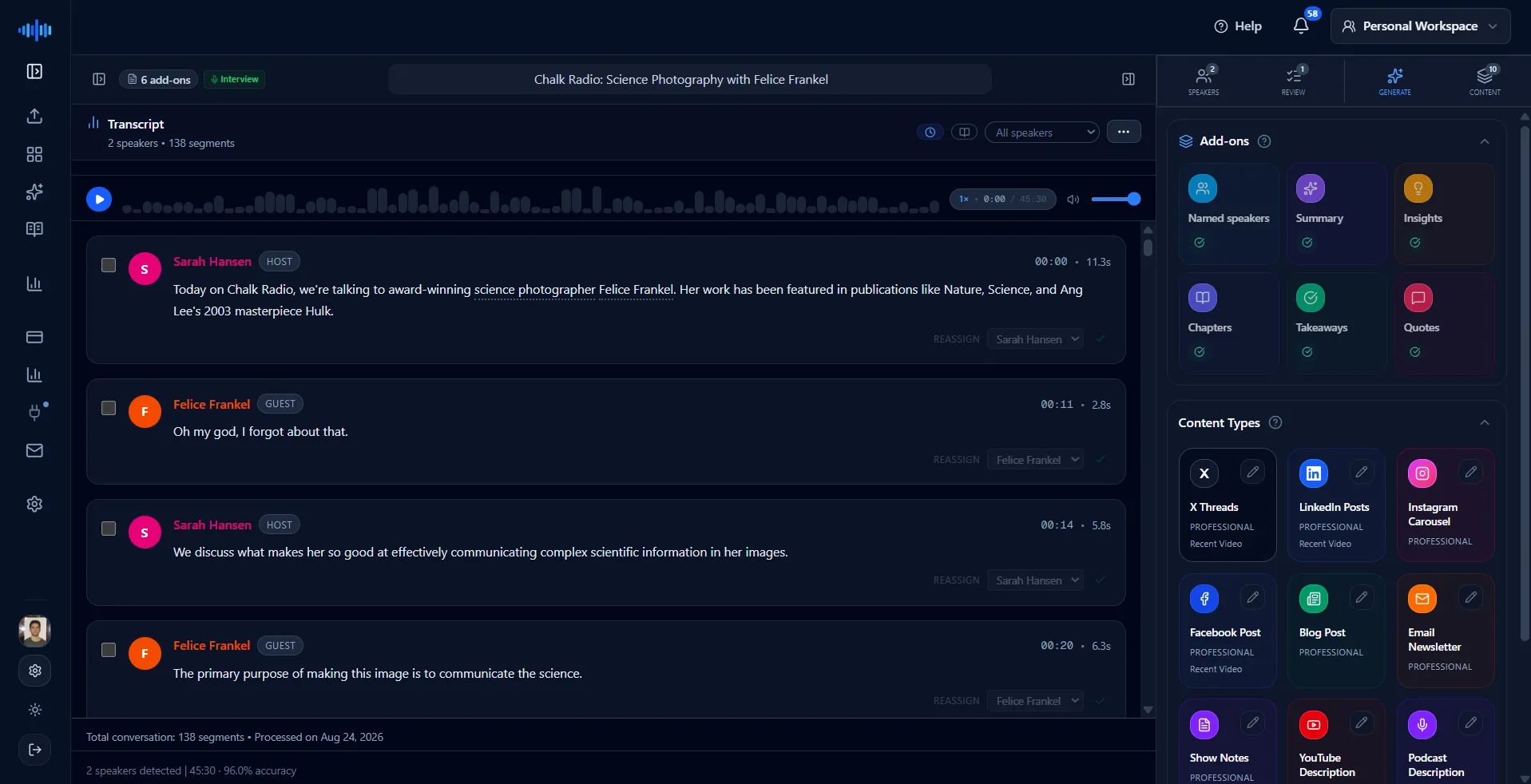 AudioRepurpose screenshot 1